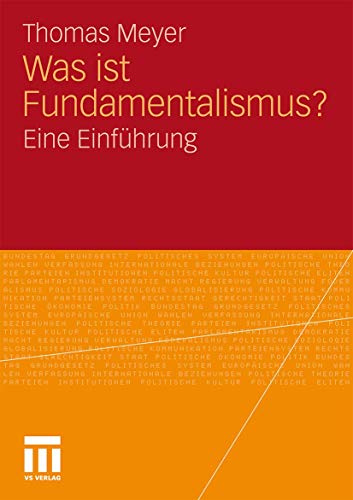 Was ist Fundamentalismus?: Eine Einführung (German Edition) von VS Verlag für Sozialwissenschaften